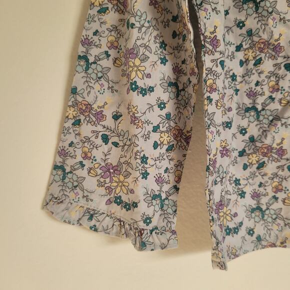 Claudine Gray High Neck Frill Blouse - Picture 2 of 6